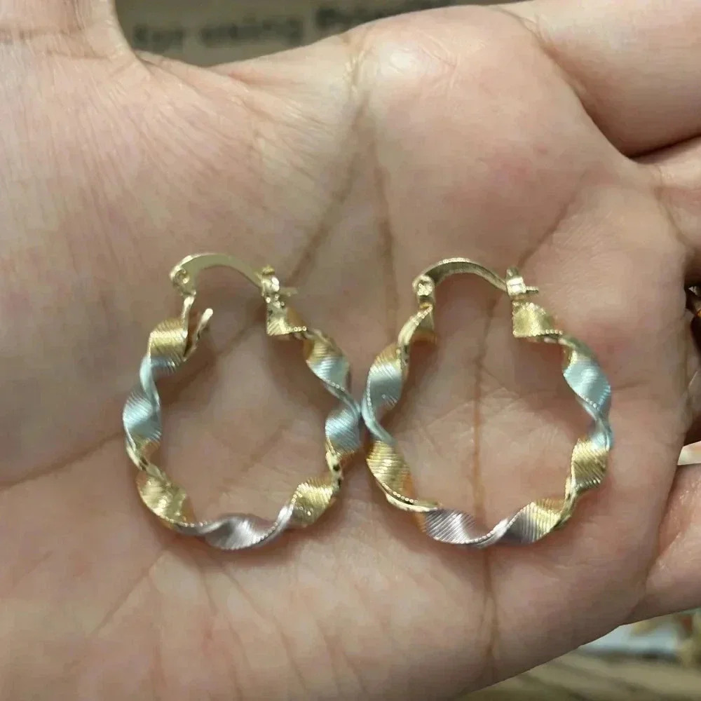 Women hoop earrings